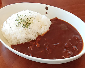 ヒルトップの飛騨牛入りハヤシライス