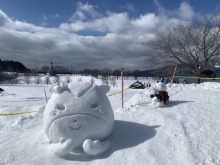 2/13(金)牧歌の里の天気《晴れ》今週末は雪遊びデビュー日和♪