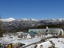 12/6(水)今朝の牧歌の里のお天気「快晴」/雪が解けてしまう！（汗）あと14日！