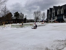 3/13(金)牧歌の里の天気《曇り》春の気ままな放牧場