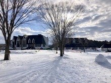 2/22(日)牧歌の里の天気《曇り時々晴れ》突然の悪天候でも安心！雪遊び＆室内で手作り体験♪