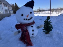 【牧歌の里ウインターシーズン12月20日OPEN！】雪だるまも溶けそうです
