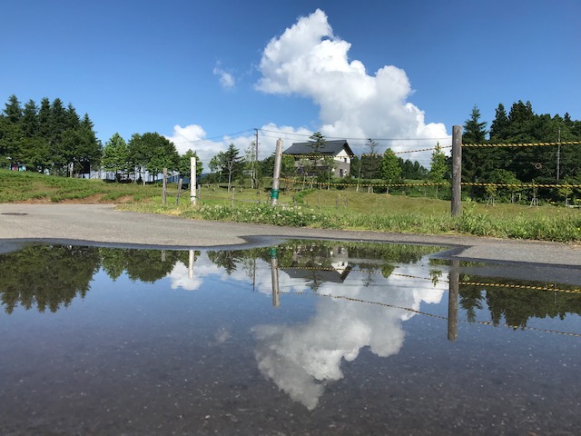 今朝の牧歌の里の天気 はれ The高原 牧歌の里